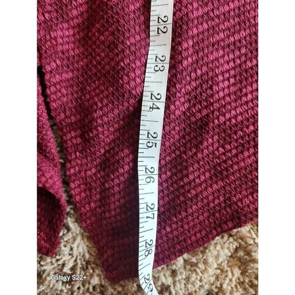 C1 No Boundaries burgundy lacey shrug - Picture 8 of 10